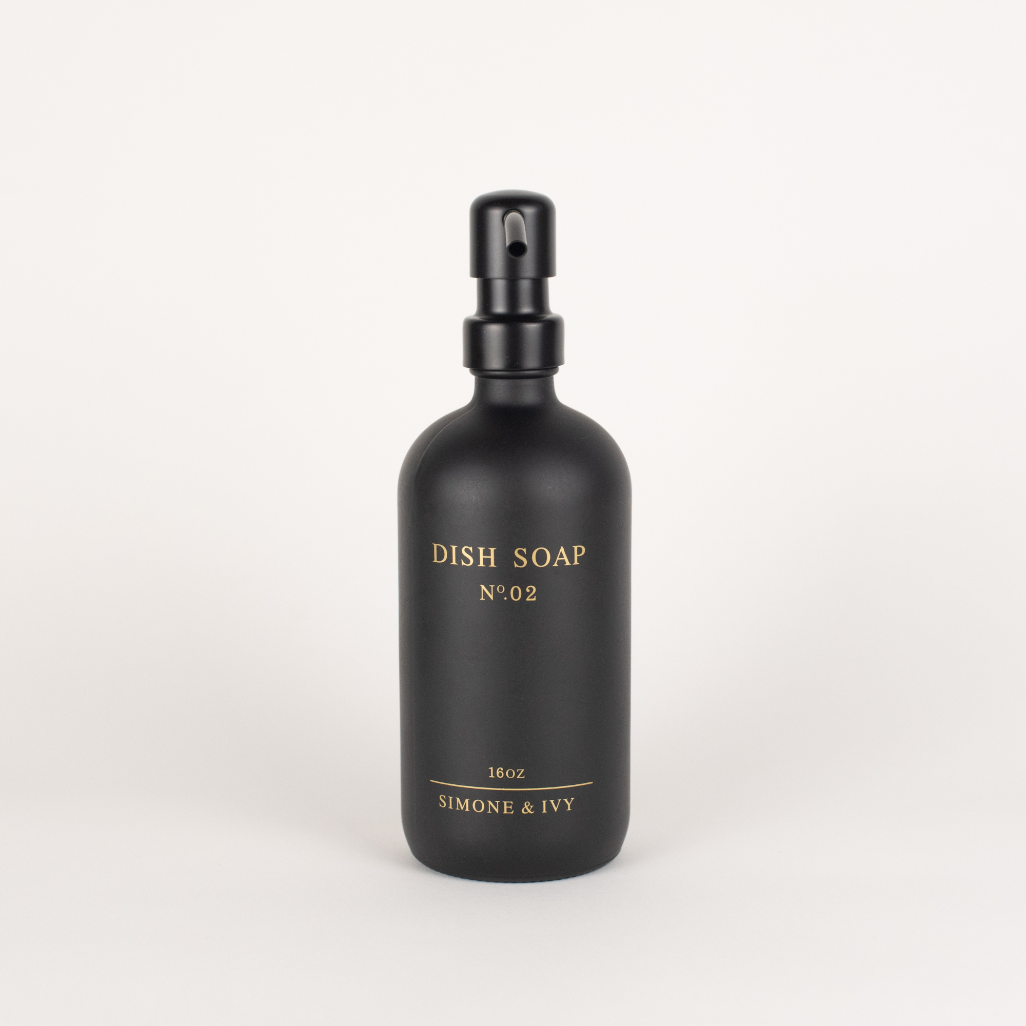 Simone & Ivy - Dish Soap Dispenser - Black