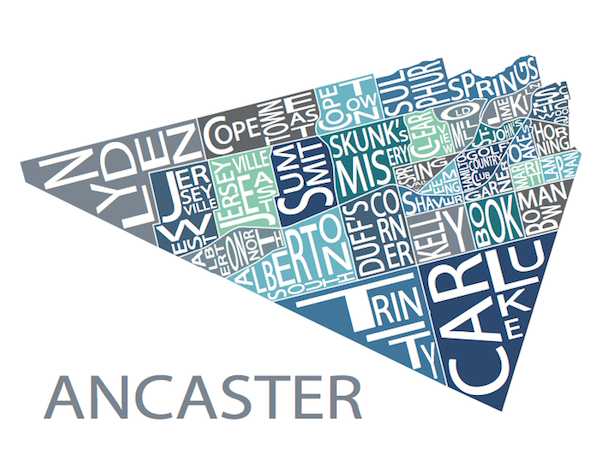 All Over the Map Studios - Map of Ancaster (Various Colours) - 4
