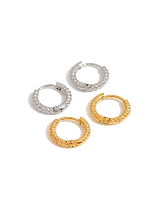 Moon Jewellery - Earrings - Stainless Steel/Plated Gold