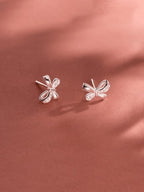 Moon Jewellery - Stud Earrings - 925 Sterling Silver/Gold Plated