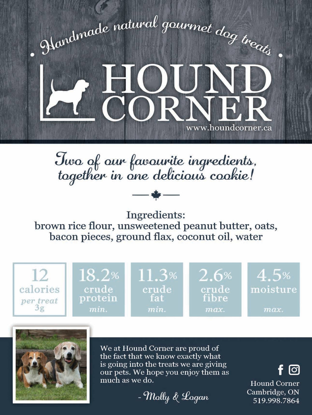 The Handmade House - Peanut Butter Bacon Dog Treats