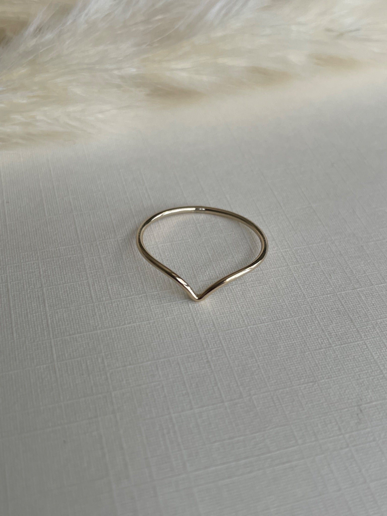 Second Aura - Rings - V Stacker in Gold - 1